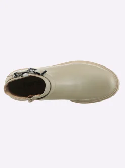 Stiefeletten|Stiefel|heine Stiefelette ecru