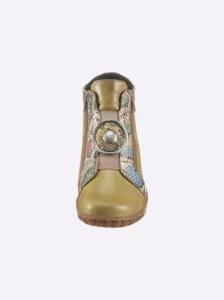 Stiefeletten|Stiefel|Gemini Stiefelette oliv