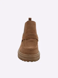 Stiefeletten|Stiefel|heine Stiefelette camel