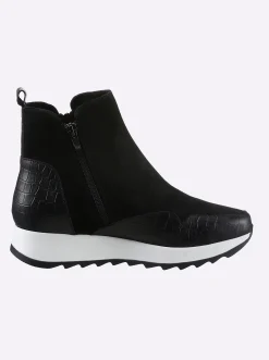 Stiefeletten|Stiefel|heine Stiefelette schwarz