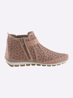 Stiefeletten|Stiefel|Gemini Stiefelette altrosa