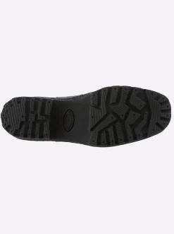 Stiefeletten|Stiefel|heine Stiefelette grau-bleu-metallic