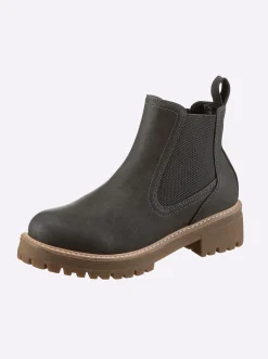 Stiefeletten|Stiefel|heine Stiefelette anthrazit