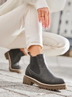 Stiefeletten|Stiefel|heine Stiefelette anthrazit