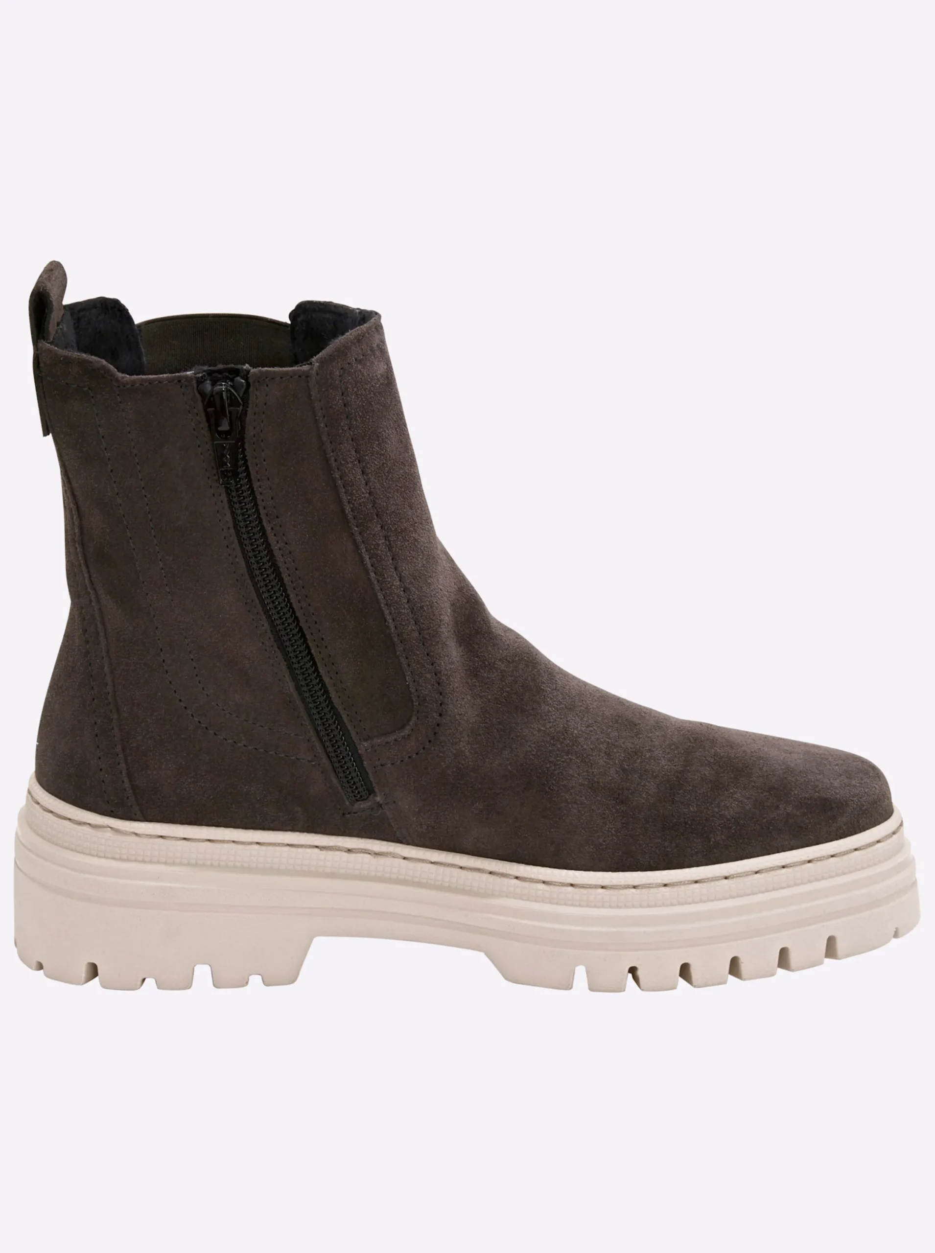 Stiefeletten|Stiefel|Gabor Stiefelette grau