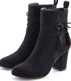Stiefeletten|Stiefel|LASCANA Stiefelette schwarz