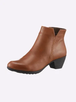 Stiefeletten|Stiefel|Andrea Conti Stiefelette cognac