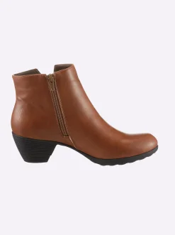 Stiefeletten|Stiefel|Andrea Conti Stiefelette cognac