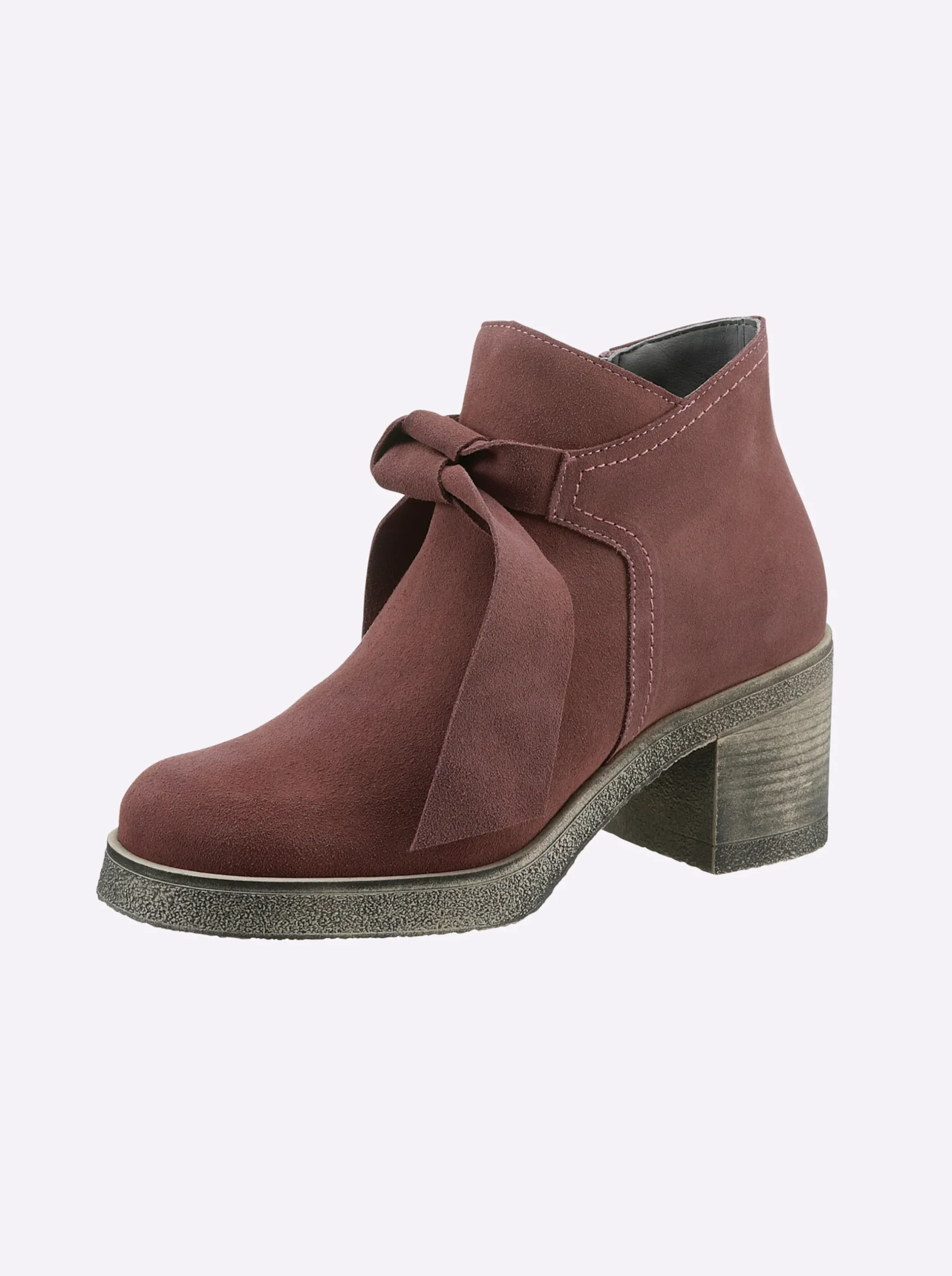Stiefeletten|Stiefel|heine Stiefelette altrosa