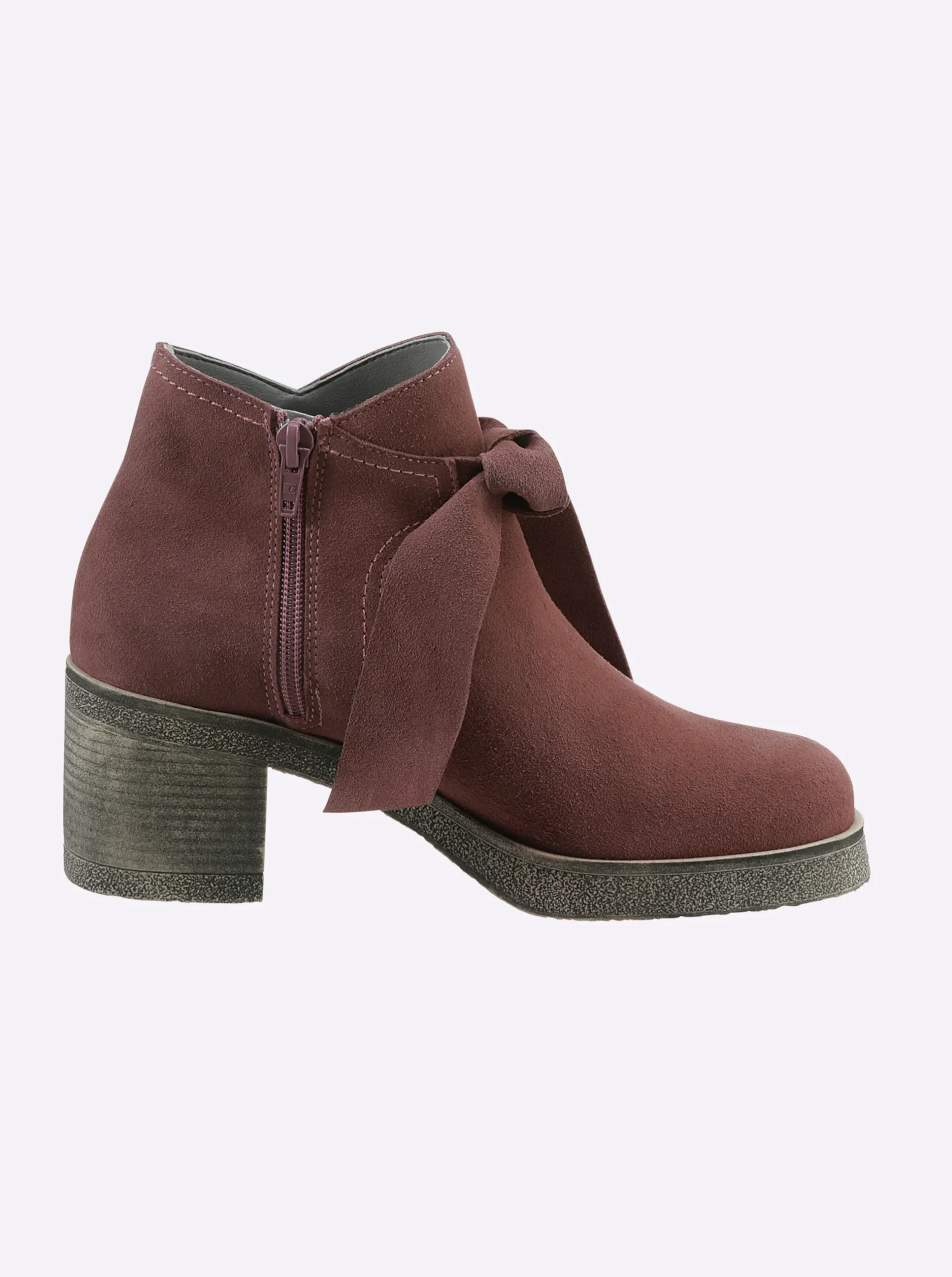 Stiefeletten|Stiefel|heine Stiefelette altrosa