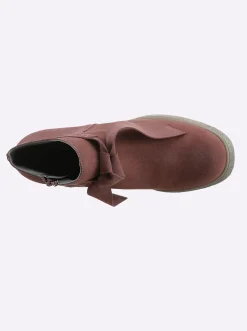 Stiefeletten|Stiefel|heine Stiefelette altrosa
