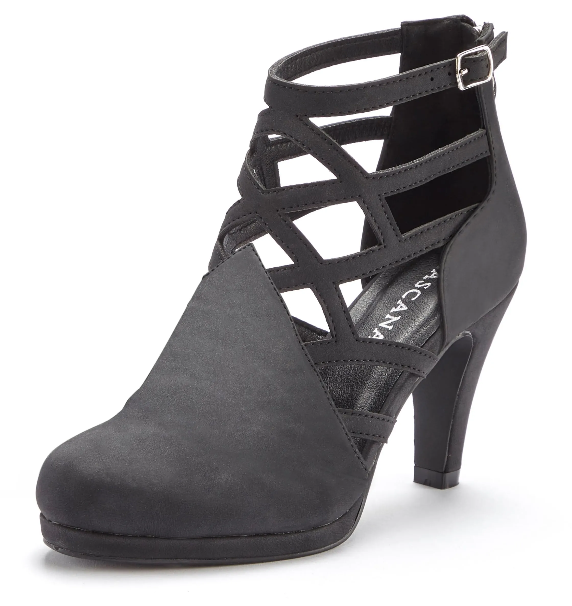 Stiefeletten|Stiefel|LASCANA Stiefelette schwarz