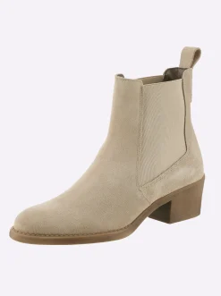 Stiefeletten|Stiefel|heine Stiefelette sand
