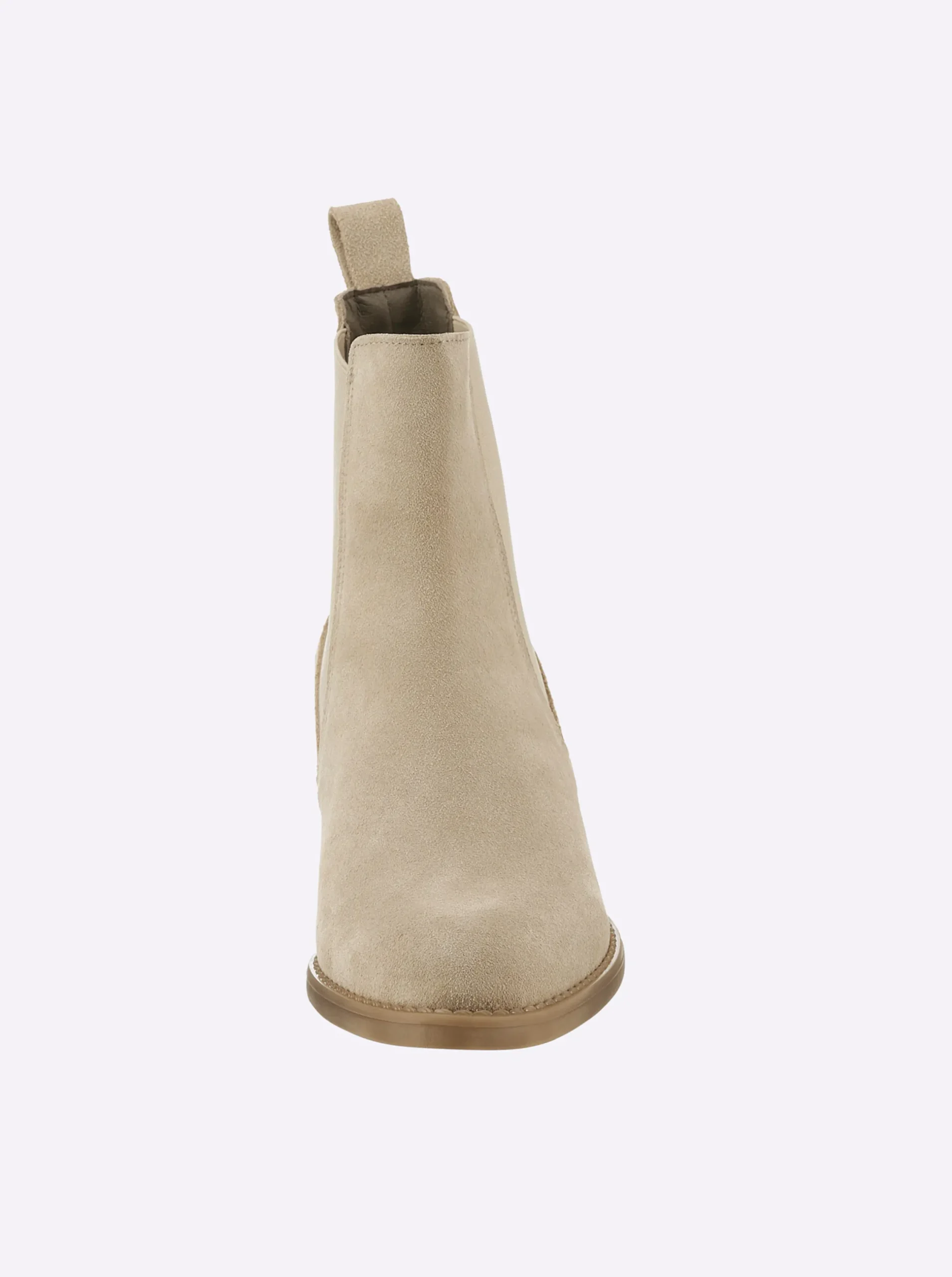 Stiefeletten|Stiefel|heine Stiefelette sand