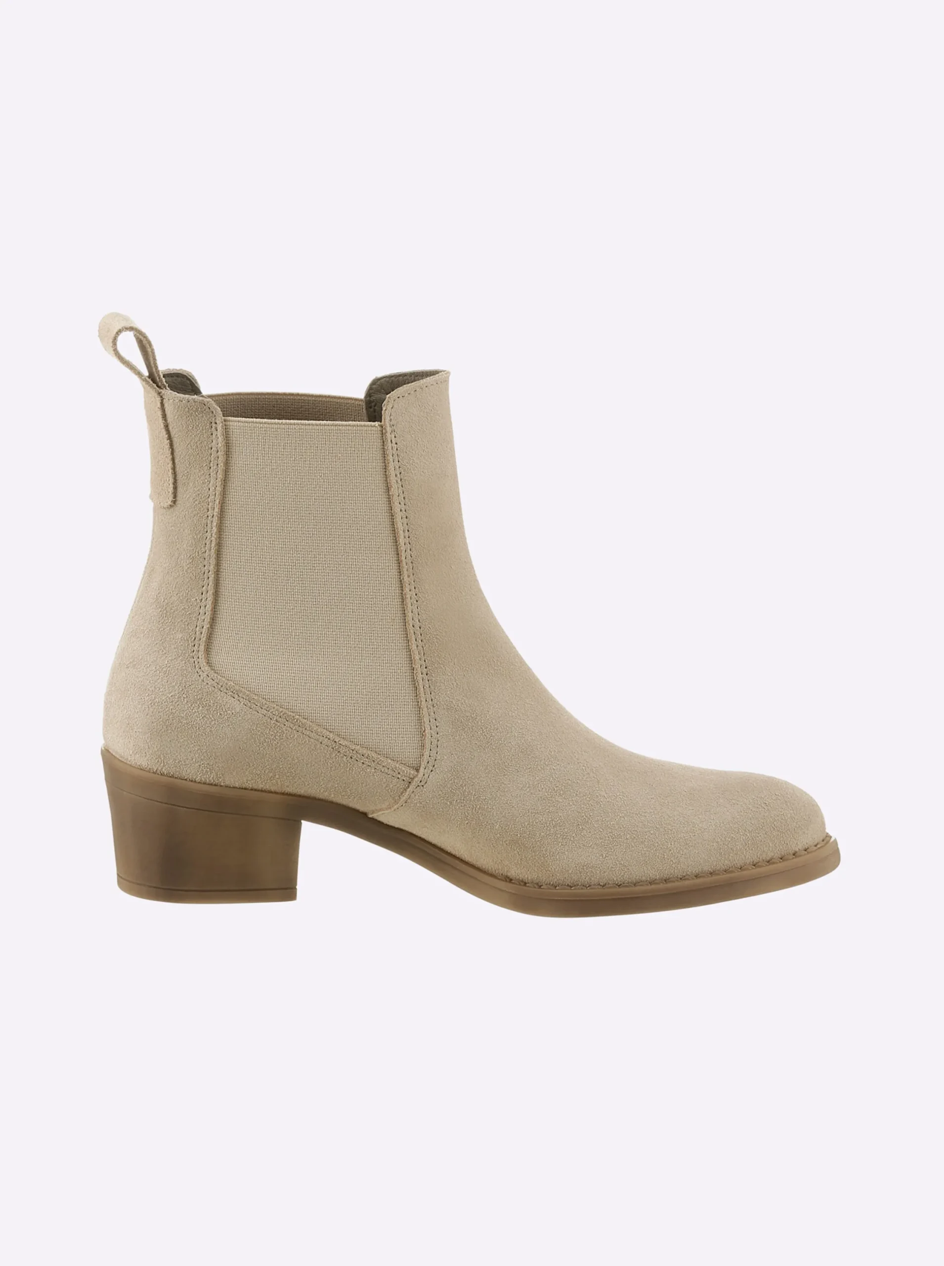 Stiefeletten|Stiefel|heine Stiefelette sand