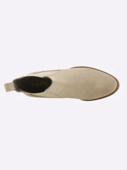 Stiefeletten|Stiefel|heine Stiefelette sand