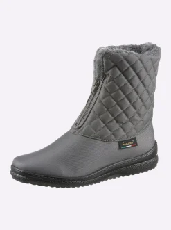 Stiefeletten|Stiefel| Stiefelette grau