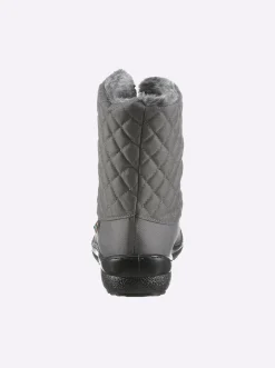 Stiefeletten|Stiefel| Stiefelette grau