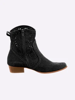Stiefeletten|Stiefel|heine Stiefelette schwarz