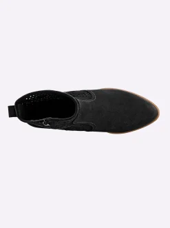 Stiefeletten|Stiefel|heine Stiefelette schwarz