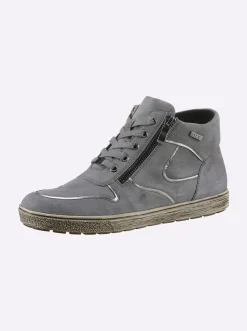 Stiefeletten|Stiefel|Caprice Stiefelette grau
