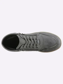 Stiefeletten|Stiefel|Caprice Stiefelette grau