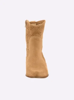 Stiefeletten|Stiefel|heine Stiefelette sand