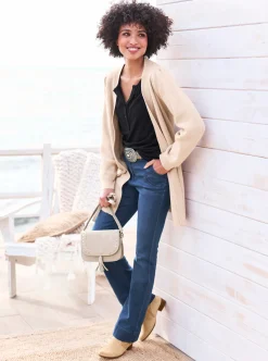 Stiefeletten|Stiefel|heine Stiefelette sand