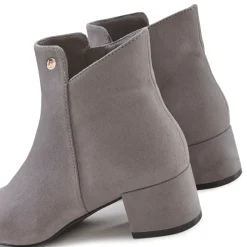 Stiefeletten|Stiefel|LASCANA Stiefelette hellgrau