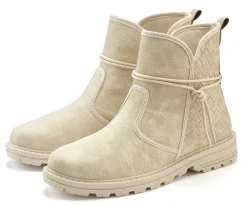 Stiefeletten|Stiefel|Vivance Stiefelette beige