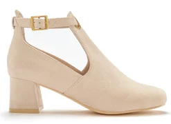 Stiefeletten|Stiefel|LASCANA Stiefelette beige