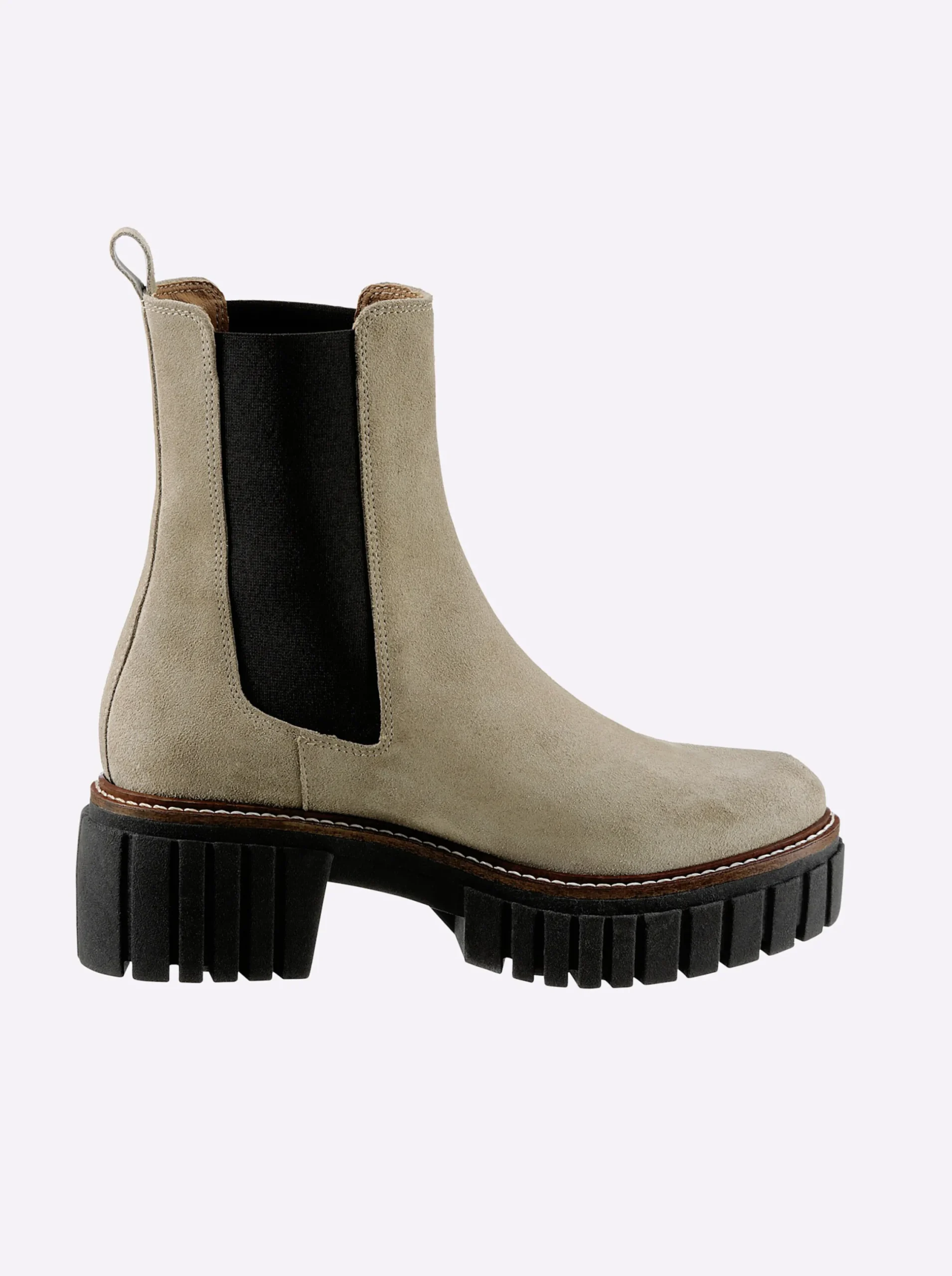 Stiefeletten|Stiefel|heine Stiefelette beige