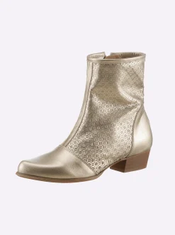 Stiefeletten|Stiefel|heine Stiefelette bronzefarben