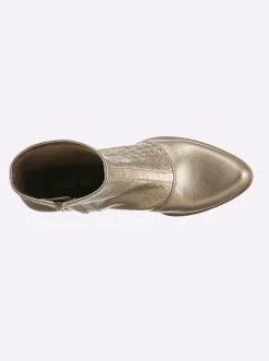 Stiefeletten|Stiefel|heine Stiefelette bronzefarben