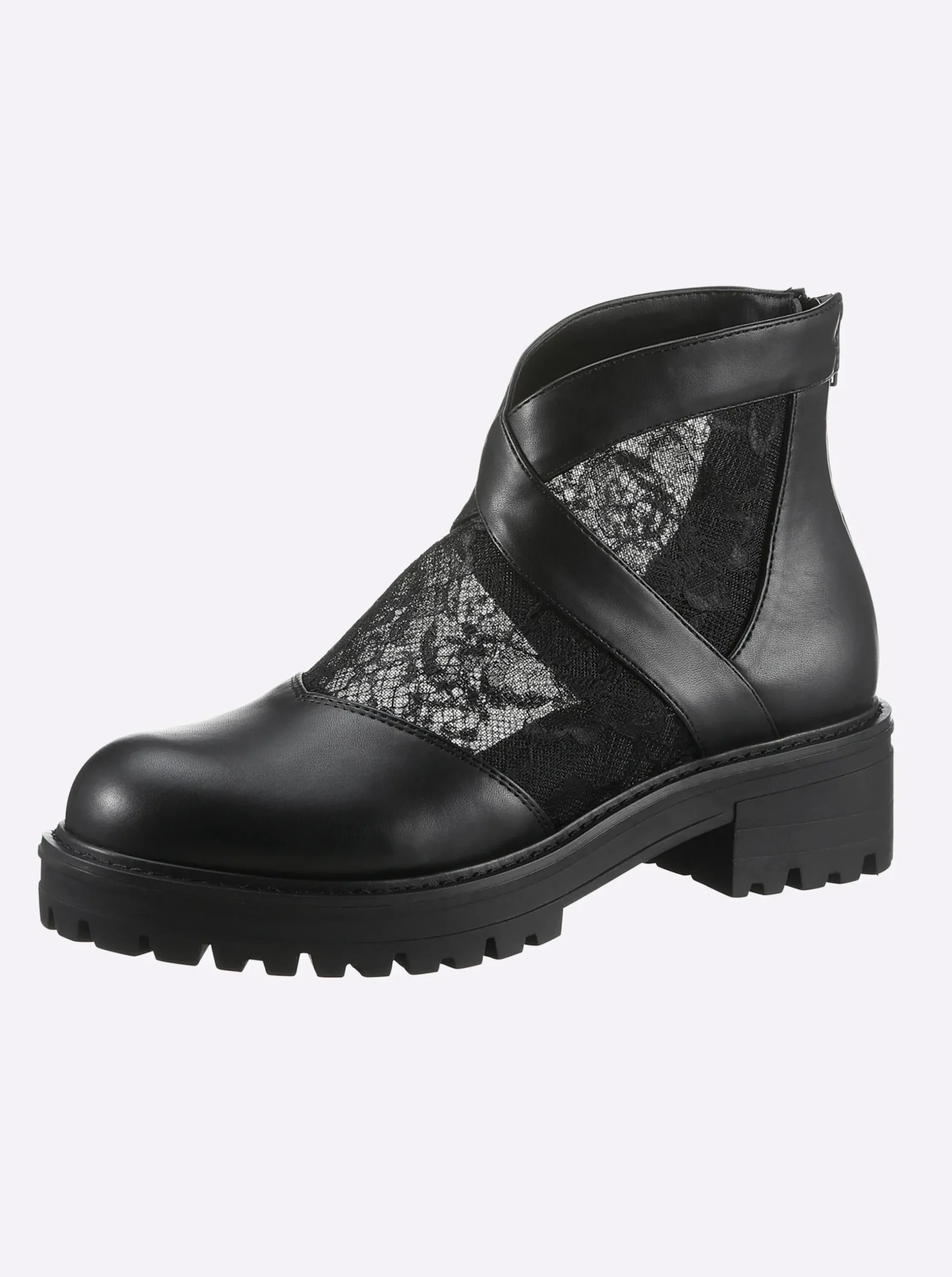 Stiefeletten|Stiefel|heine Stiefelette schwarz