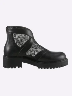 Stiefeletten|Stiefel|heine Stiefelette schwarz