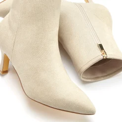 Stiefeletten|Stiefel|LASCANA Stiefelette beige