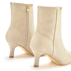Stiefeletten|Stiefel|LASCANA Stiefelette beige