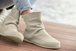Stiefeletten|Stiefel|Vivance Stiefelette hellgrau/creme