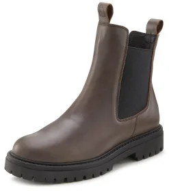 Stiefeletten|Stiefel|Elbsand Stiefelette dunkelbraun