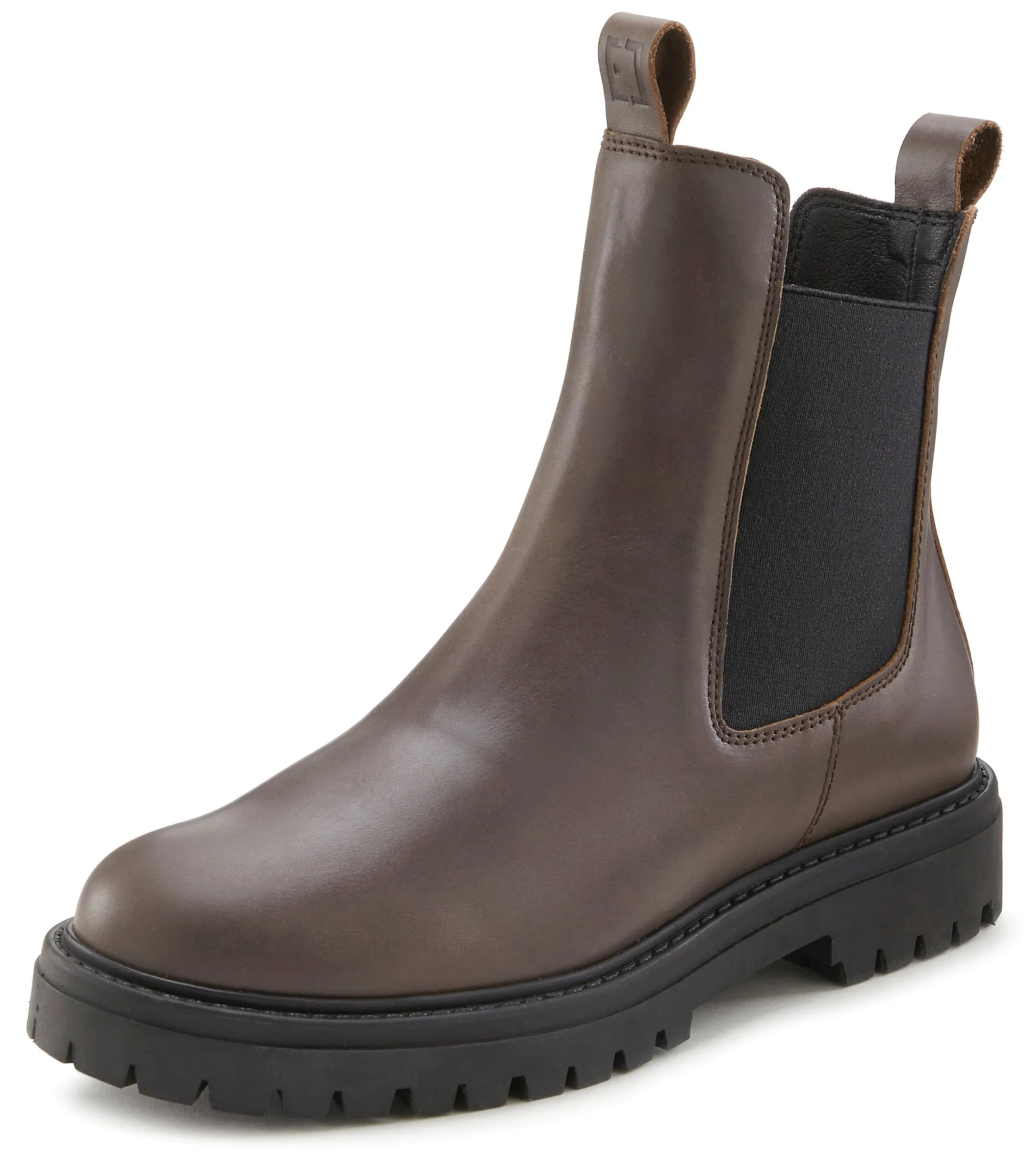 Stiefeletten|Stiefel|Elbsand Stiefelette dunkelbraun