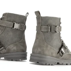 Stiefeletten|Stiefel|Vivance Stiefelette grau