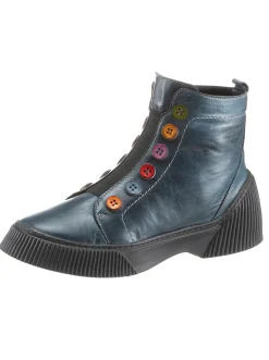 Stiefeletten|Stiefel|Gemini Stiefelette jeansblau