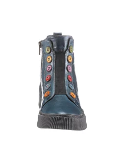 Stiefeletten|Stiefel|Gemini Stiefelette jeansblau