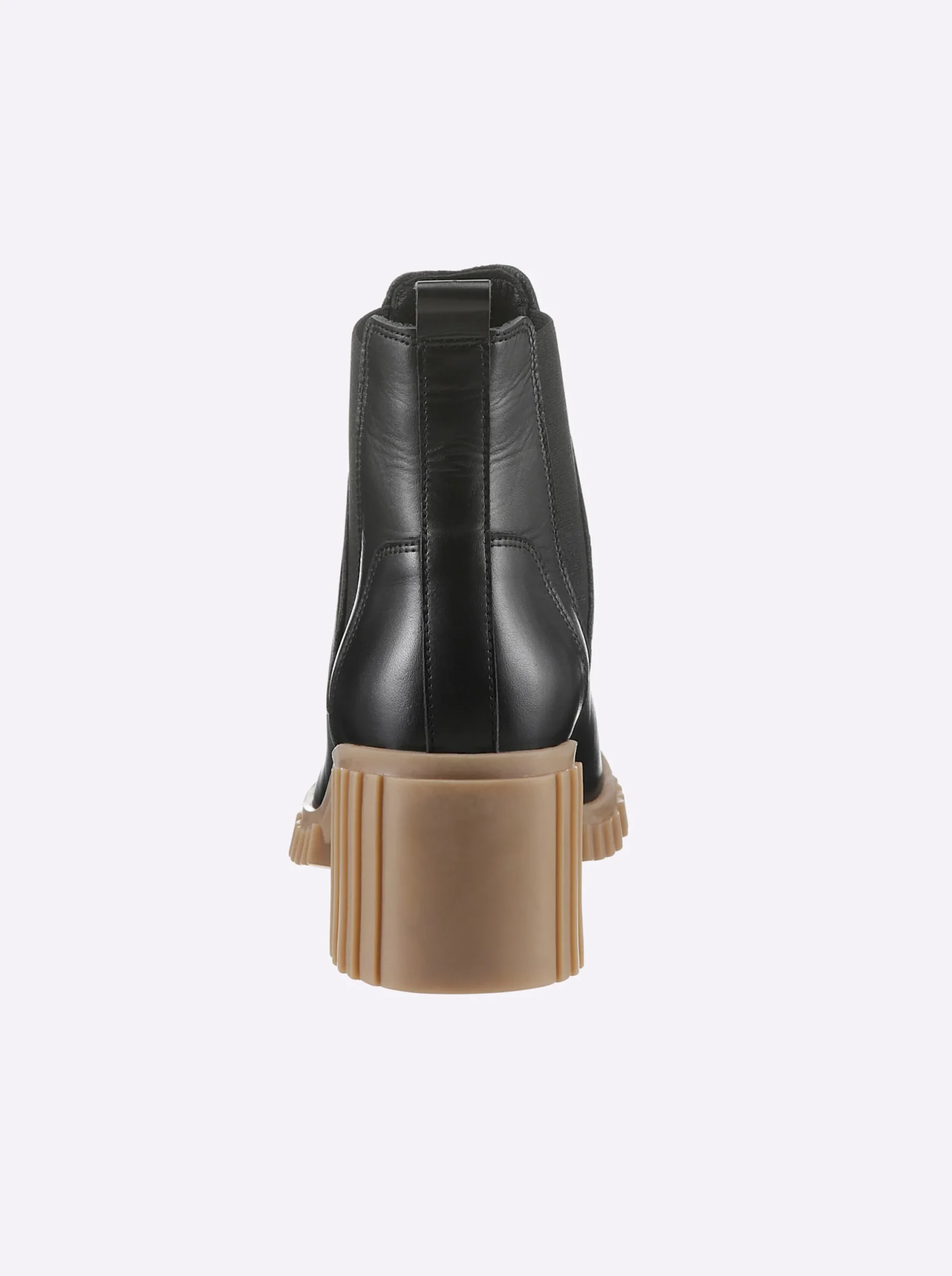 Stiefeletten|Stiefel|heine Stiefelette schwarz-camel