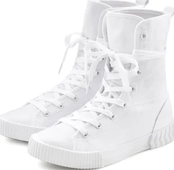 Stiefeletten|Stiefel|LASCANA Stiefelette weiß