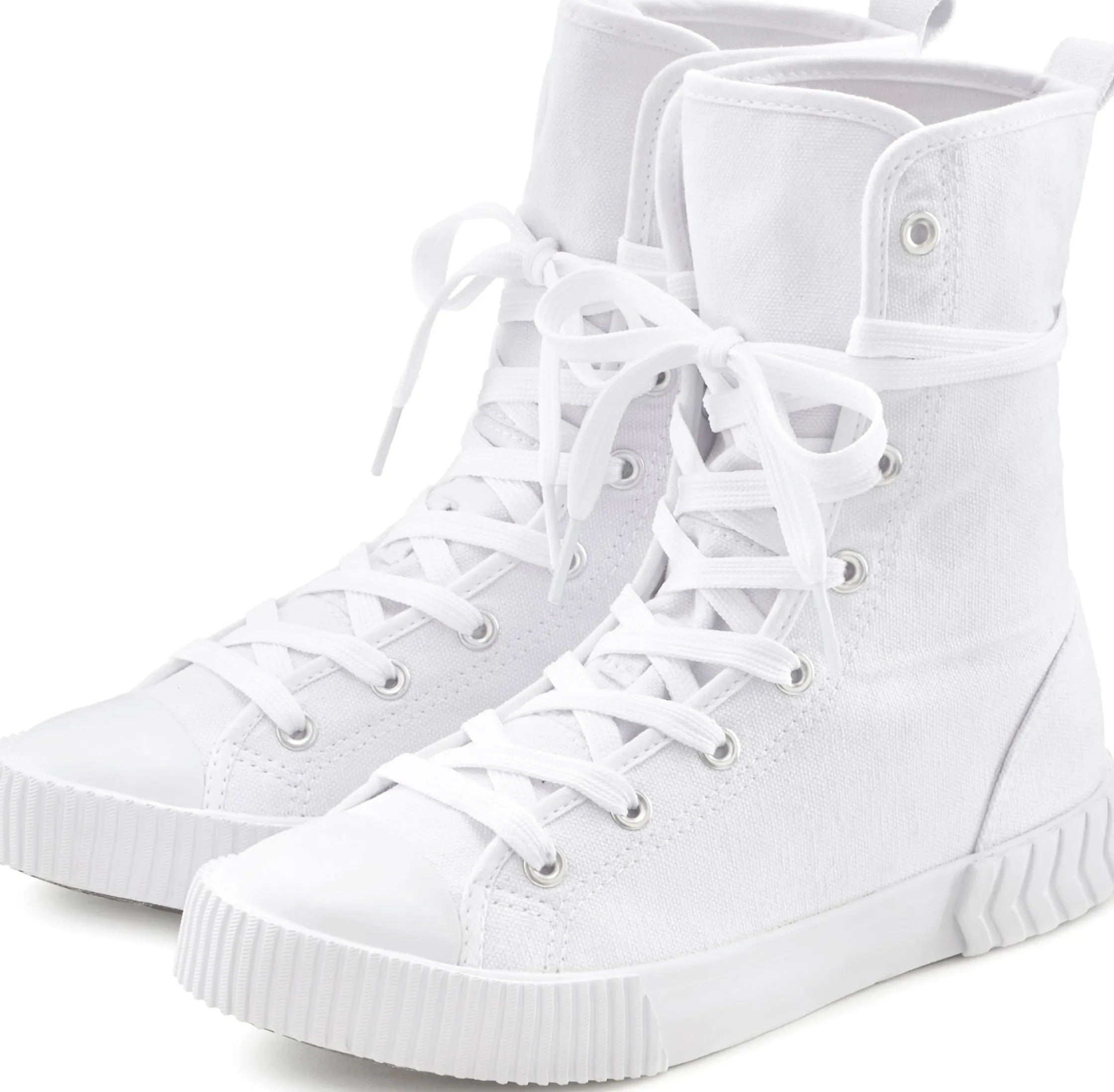 Stiefeletten|Stiefel|LASCANA Stiefelette weiß