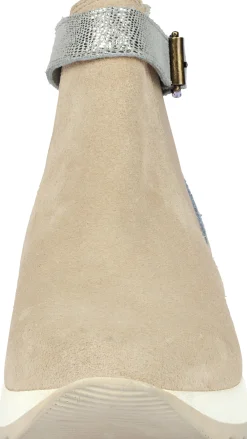Stiefeletten|Stiefel|heine Stiefelette beige-champagner