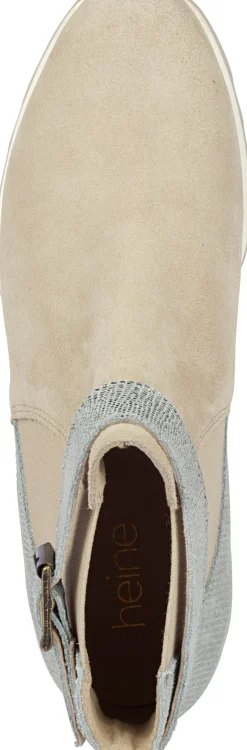 Stiefeletten|Stiefel|heine Stiefelette beige-champagner