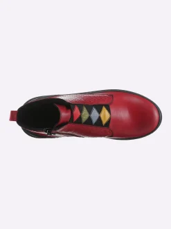 Stiefeletten|Stiefel|Gemini Stiefelette rot